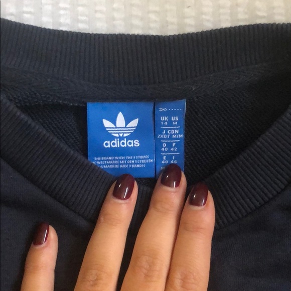 Adidas velvet crew neck - Picture 4 of 5